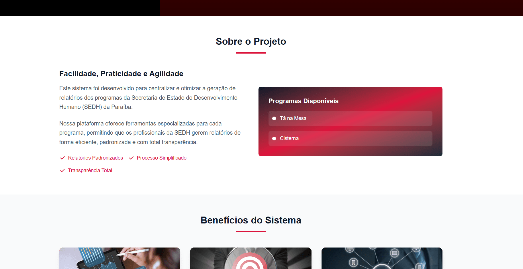 Sobre o Projeto - Gerador de Relatórios